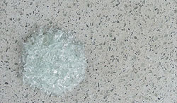 Glaskorn Farbe Weiss
