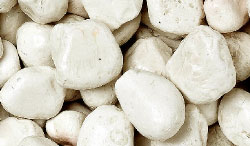 Rundkiesel Farbe Bianco Verona