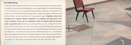 Terrazzo Buch - Die Feldeinteilung