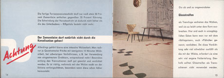 Terrazzo Buch - Mit der Walze und Glasstreifen